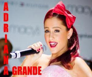 Puzzle Ariana Grande είναι μια Αμερικανίδα τραγουδίστρια